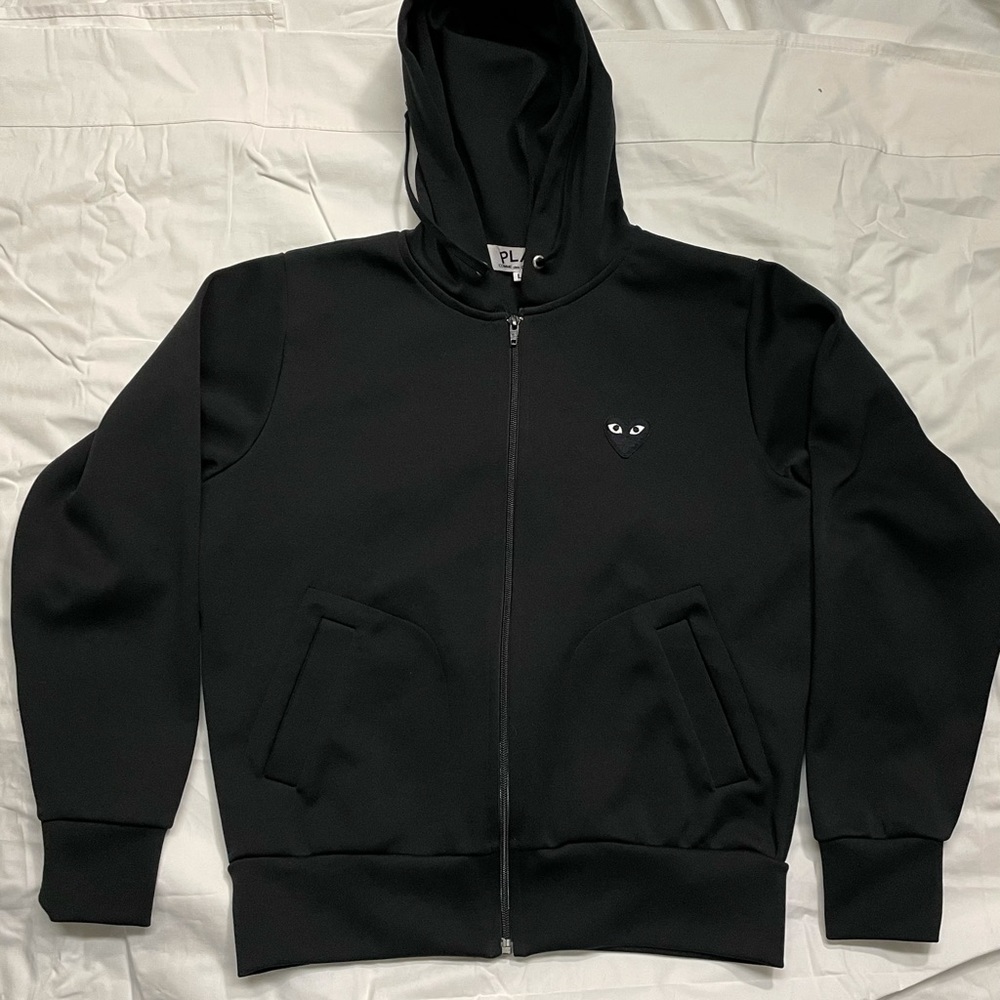 Black Comme Des Garçons Play hoodie